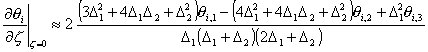 derivative of the fractional
loading at the outer boundary