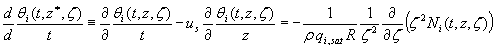 component mass balance for a true
moving bed